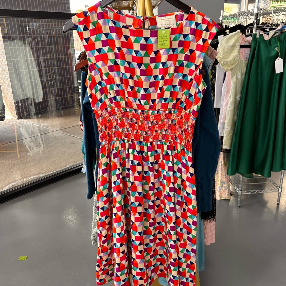 Kate Spade Geometric Print Dress
